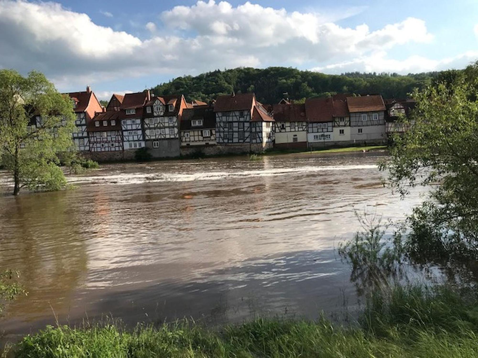 Ferienhaus Am Fulda Ufer Rotenburg an der Fulda Esterno foto