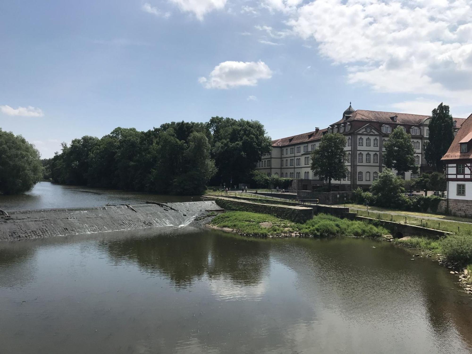 Ferienhaus Am Fulda Ufer Rotenburg an der Fulda Esterno foto