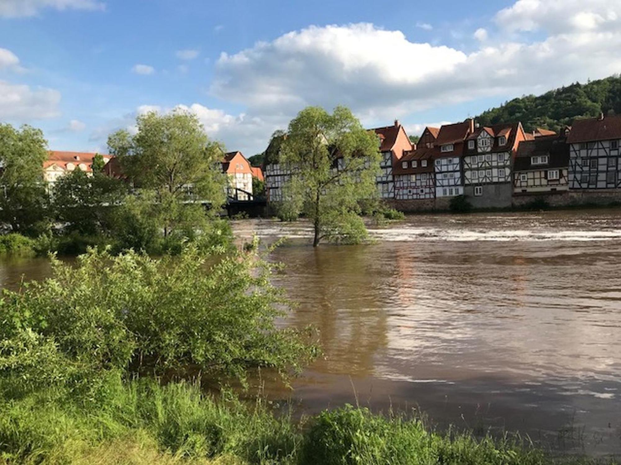 Ferienhaus Am Fulda Ufer Rotenburg an der Fulda Esterno foto